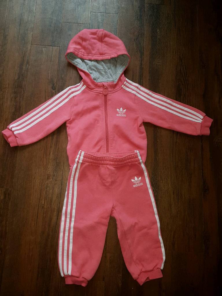girls adidas tracksuit age 9